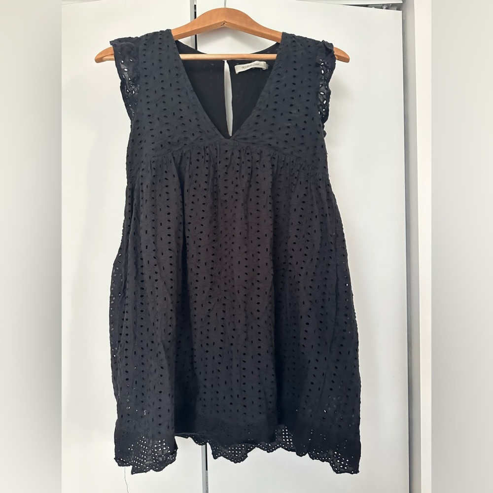Black dress romper